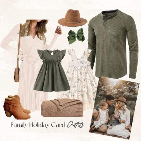 Holiday Family Card Outfit Inspiration! Found this card on Minted and found similar outfits to recreate the look! #ltkholiday #familyphotos #christmascards 

#LTKfamily #LTKstyletip #LTKSeasonal