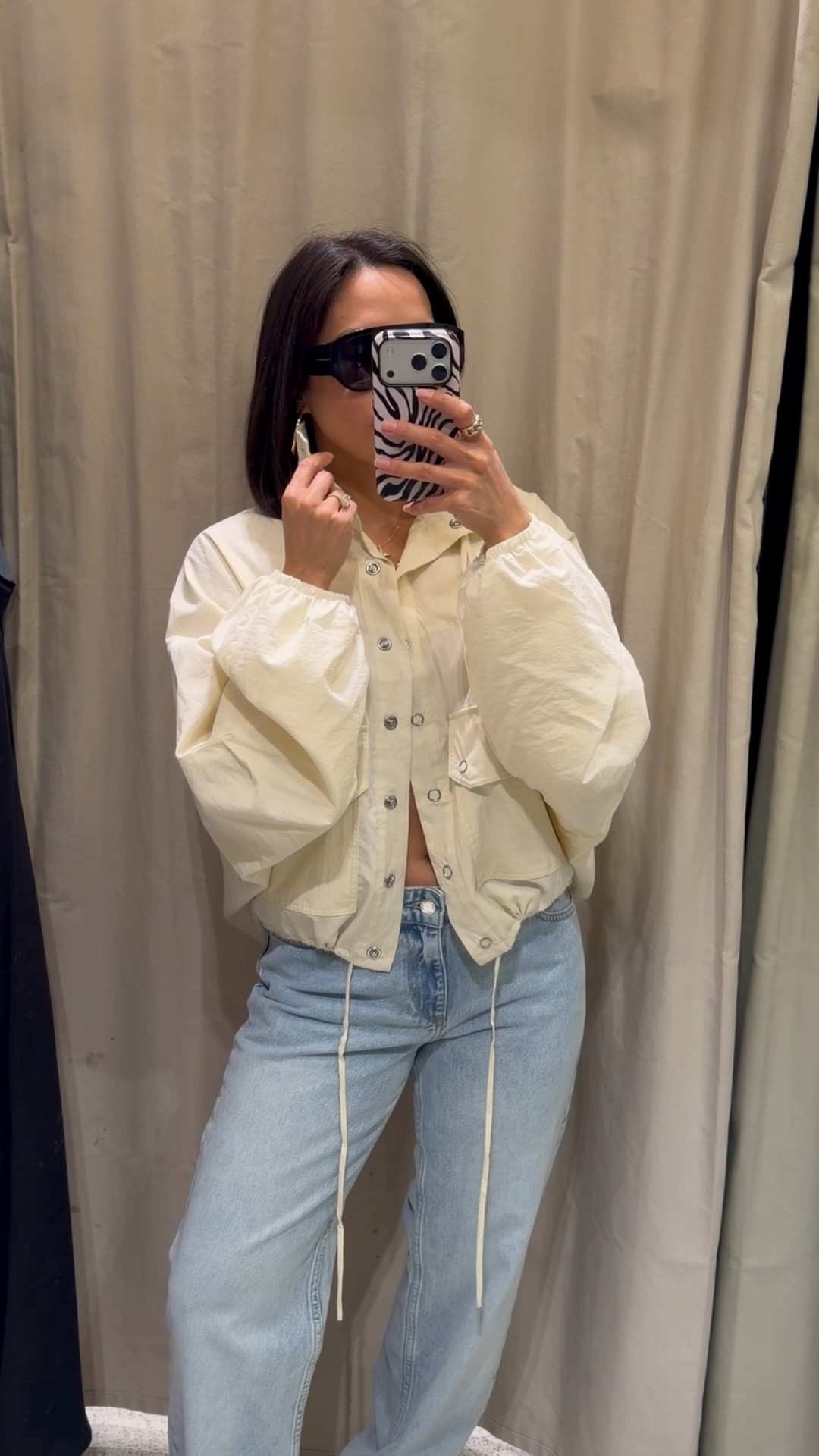 Cute Zara funnel neck jacket! Wearing size XS.

#LTKPetite #LTKootd #LTKgrwm