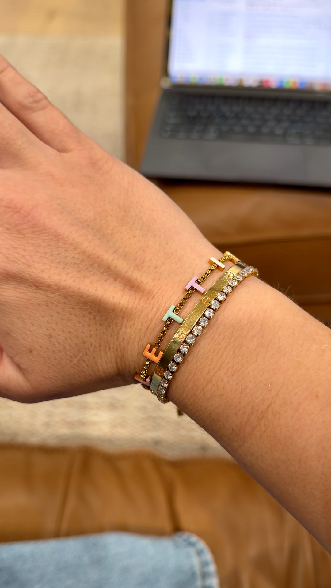 I’ve had these bracelets for years and they don’t tarnish! 