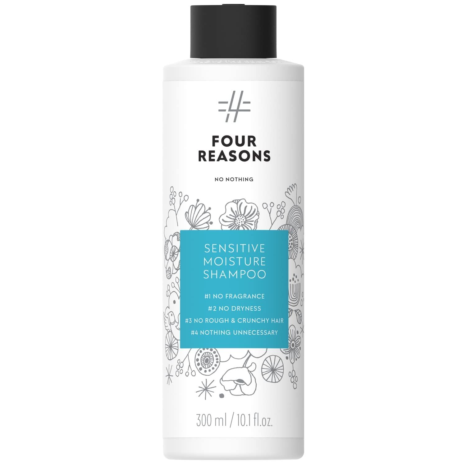 Amazon.com : No nothing Very Sensitive Shampoo - 100% Vegan, Hypoallergenic, Fragrance Free, Para... | Amazon (US)