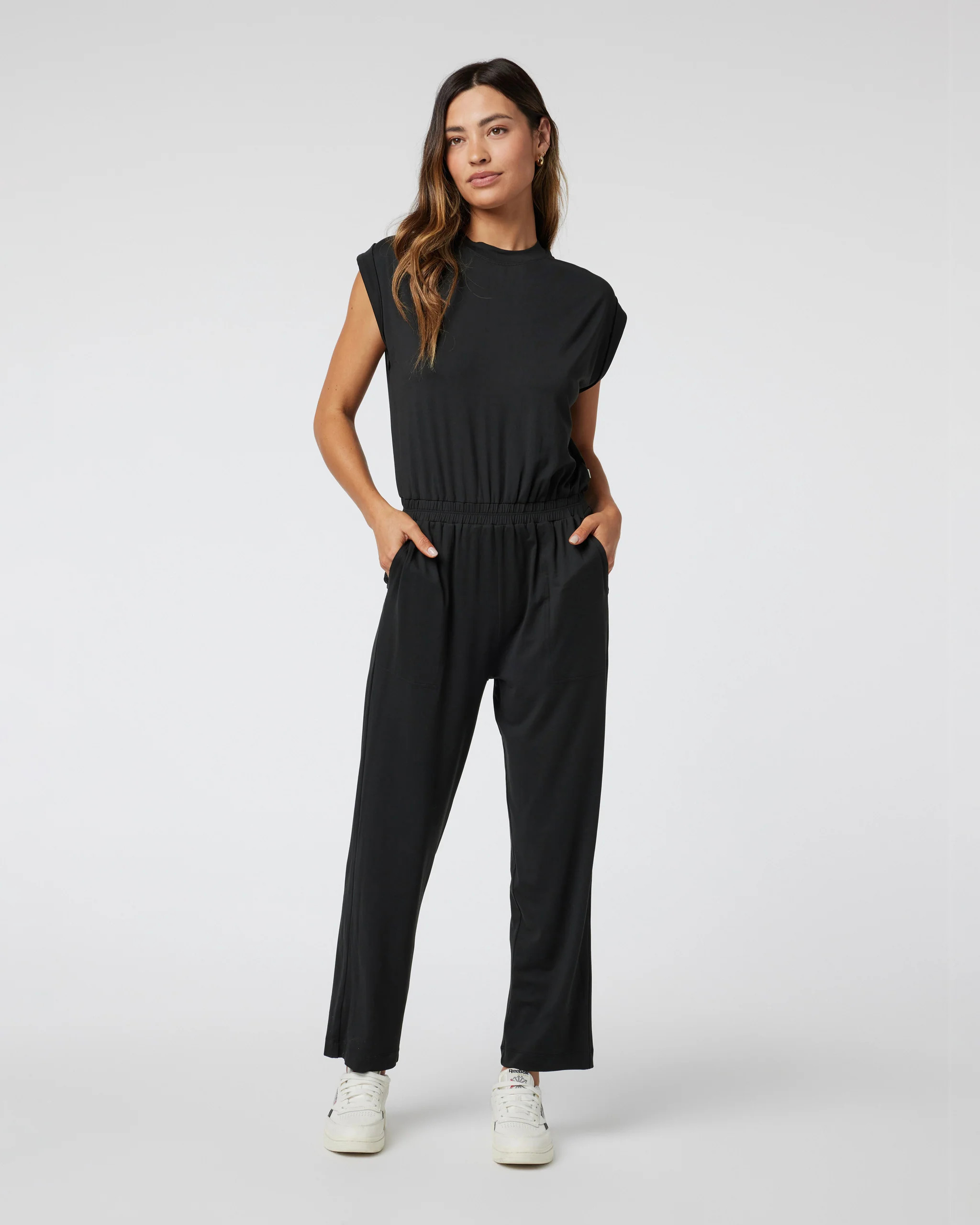 Short Sleeve Lux Crew Jumpsuit | Vuori Clothing (US & Canada)