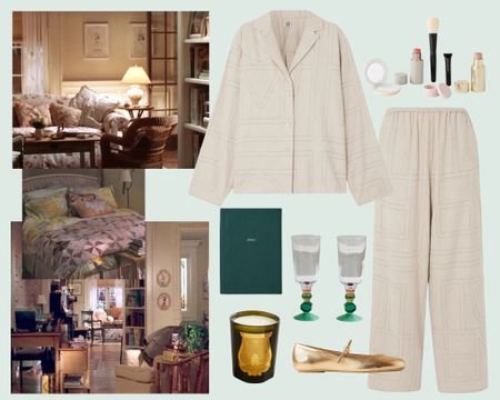 Whether you want to stay home on New Year's to escape the madness or need a mental health day this month, Net-a-Porter has you covered with chic pieces for lounging that can also be worn outside. They also have chic home decor pieces to create a sanctuary or even a spa day at home. #NETAPORTERpartner

#LTKSeasonal