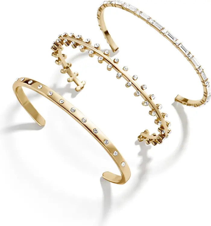 Lillian Assorted Set of 3 Cuff Bracelets | Nordstrom
