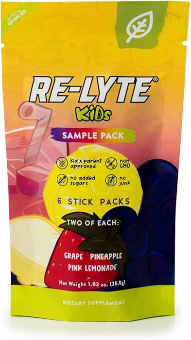 REDMOND Re-Lyte Kids Hydration Electrolyte Mix Powder, Sample Pack (6 Ct.) | Amazon (US)