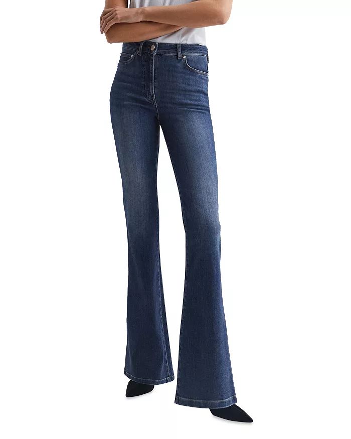 Beau Skinny Flare Jeans in Mid Blue | Bloomingdale's (US)