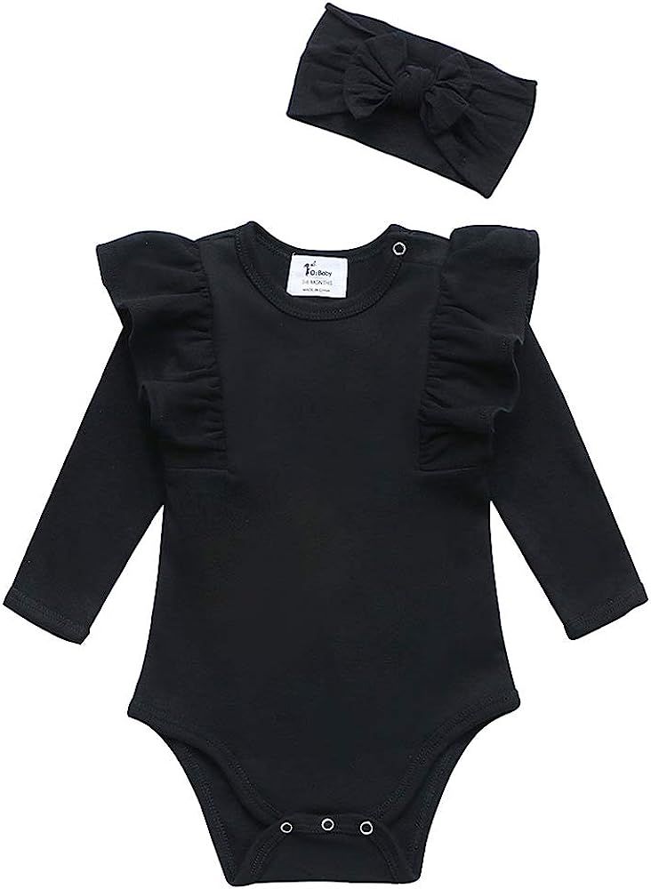 Organic Cotton Baby Boy Girl Short/Long Sleeve Bodysuit, Unisex Onesie for Newborn, Infant, Toddler | Amazon (US)