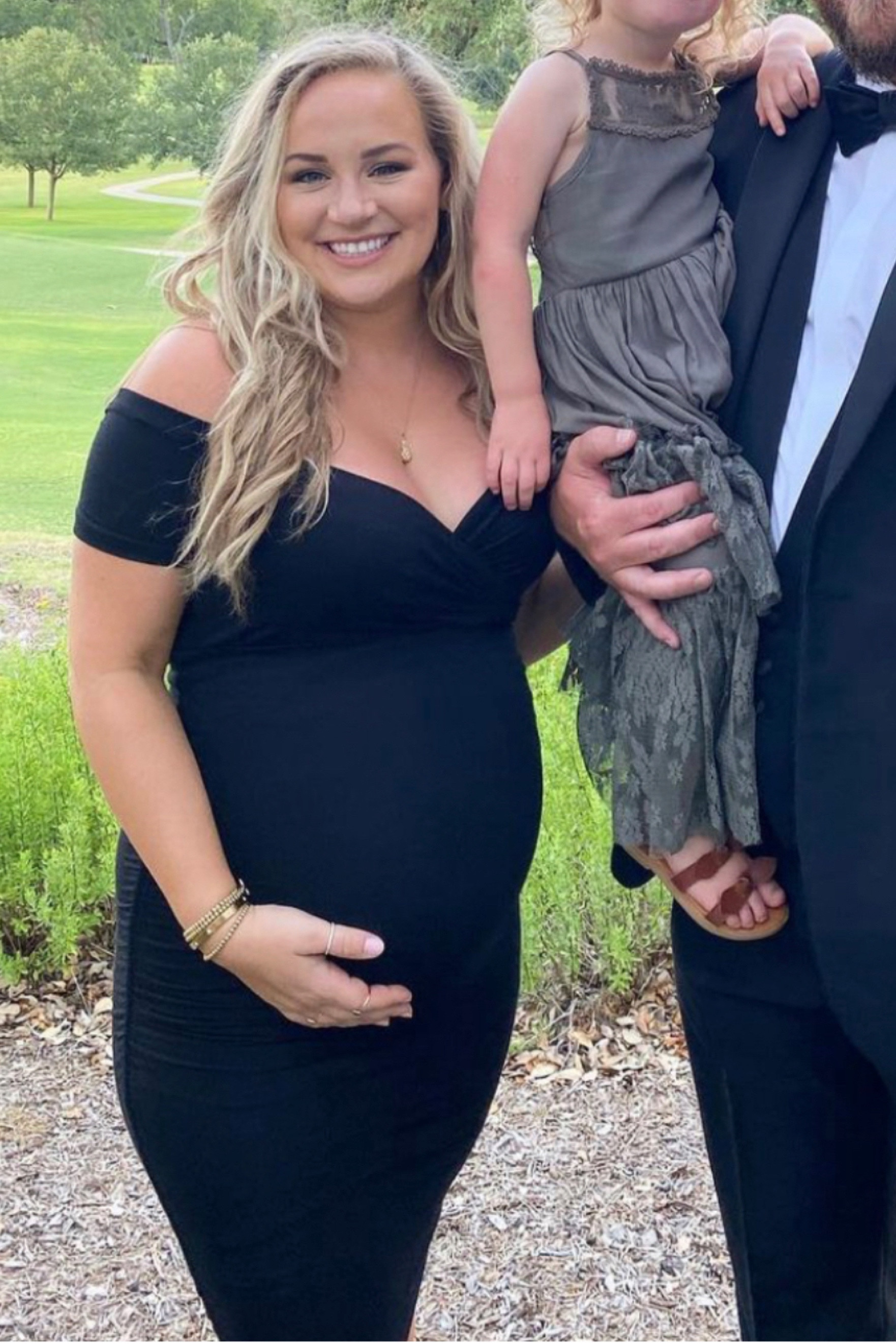 This black maternity dress is perfect for a maternity black tie wedding guest dress!!

#LTKunder100 #LTKbump #LTKwedding