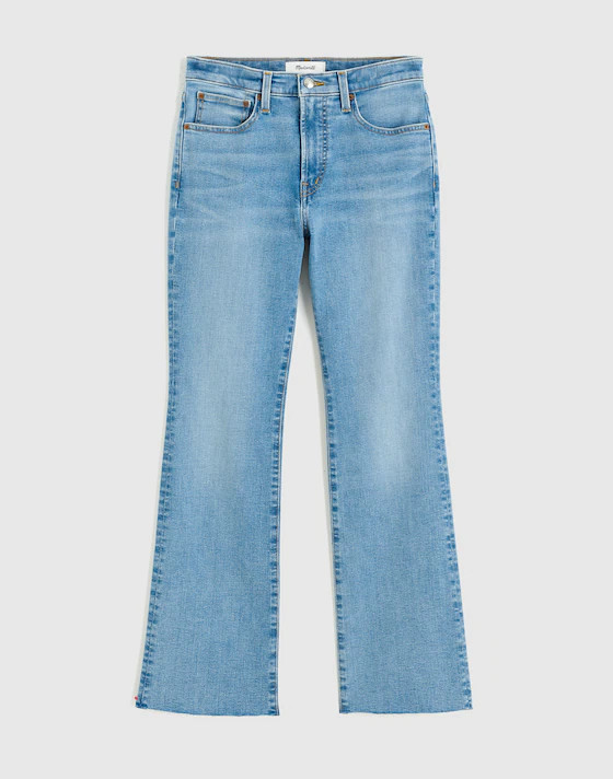 The Flare Crop Jean in Super Stretch Denim | Madewell