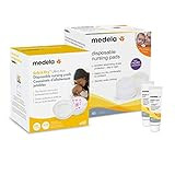Medela Breast Care Set for Breastfeeding & Breast Pumping Moms, 4Piece Set, Ultra Thin Disposable Nu | Amazon (US)