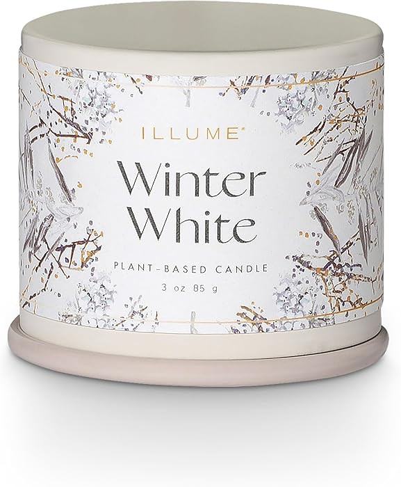 ILLUME Demi Vanity Tin Candle, Winter White | Amazon (US)