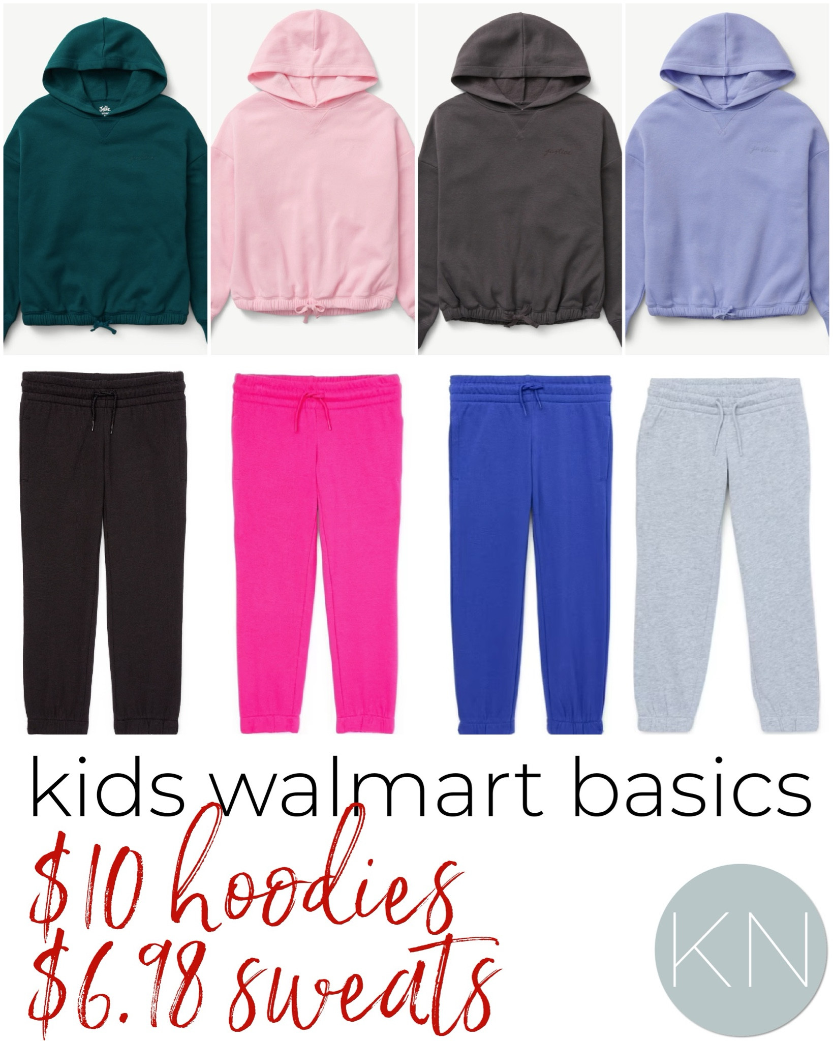 If you’re dreaming of cooler weather like I am, it’s a great time to stock up on kids’ fall and winter basics, like these affordable hoodies and sweat pants. Since they’re available in lots of different colors, the mix and match possibilities are endless! girl winter outfit girl winter separates fall outfit kid play clothes Walmart find girl fashion kid fashion 

#LTKFindsUnder50 #LTKKids #LTKBeauty