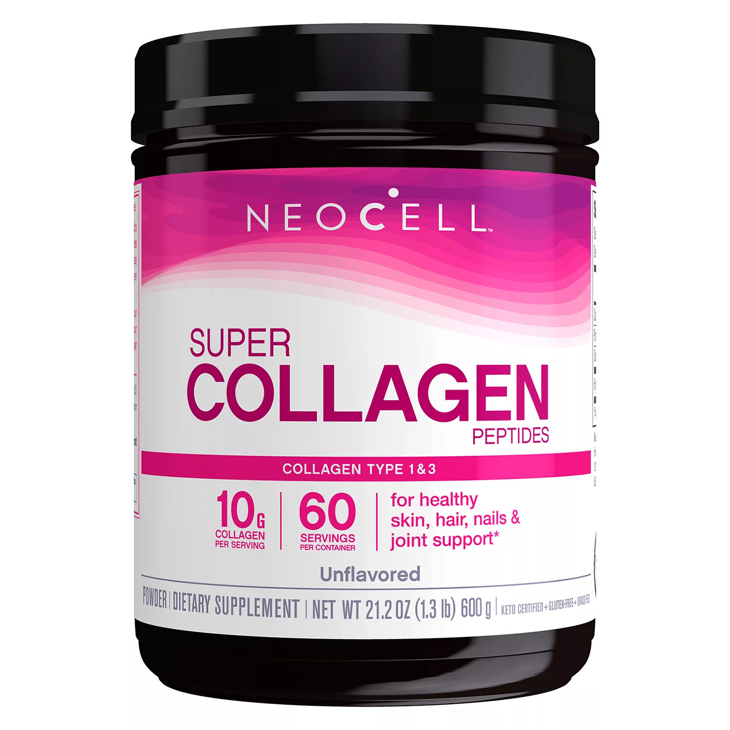 NeoCell Super Collagen Peptides, Unflavored Powder, Collagen Type 1 & 3 (21.2 oz.) | Sam's Club