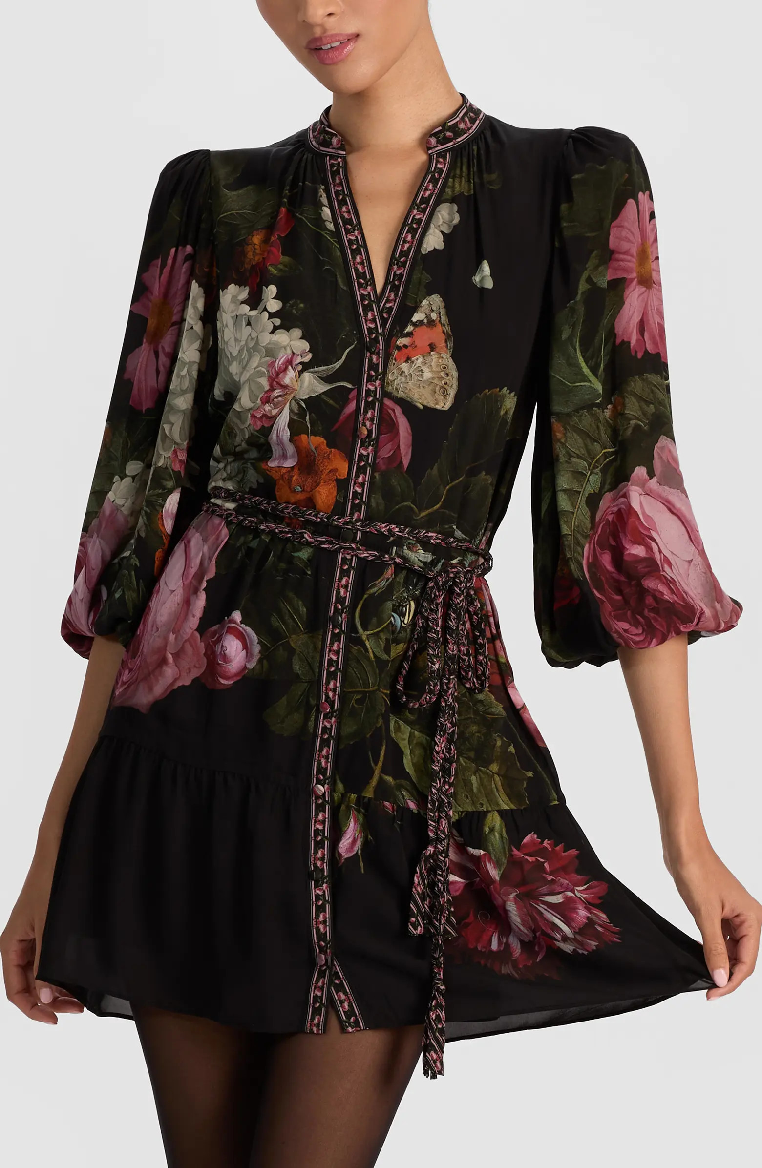 Antonette Floral Print Minidress | Nordstrom