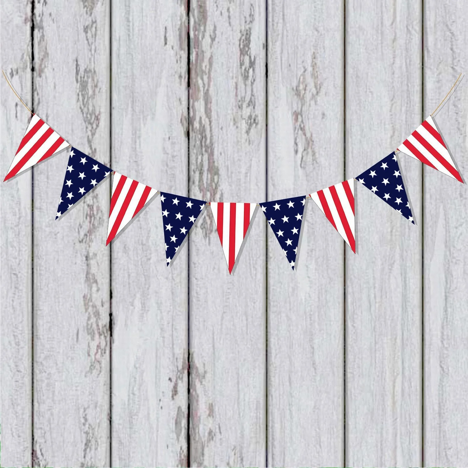 4th of July Decorations Patriotic Party Decorations Set USA Flag Party Supplies Red White and Blu... | Walmart (US)