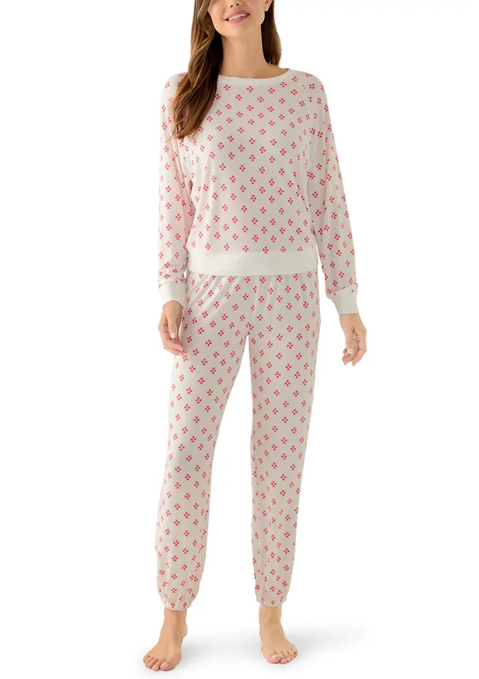 Star Seeker Brushed Jersey Long Set | Belk