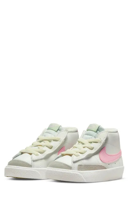 Nike Kids' Blazer Mid '77 Sneaker in White/Pink/Coconut Milk at Nordstrom, Size 10 M | Nordstrom
