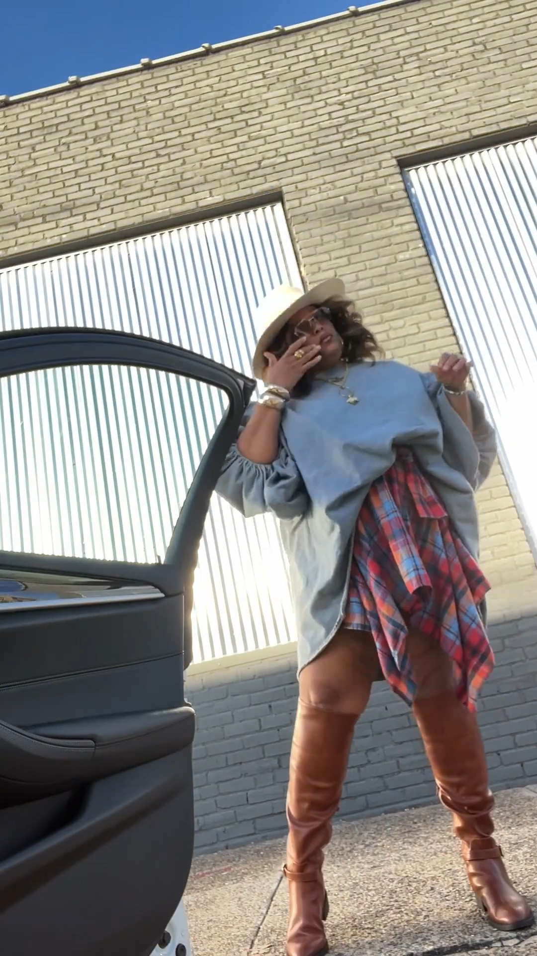 Took my new boots and suede bag for a spin this weekend and I Fell in love with this Fall outfit

The top is a shirt dress that is from a small boutique but I will link some cute similiar options I found.

I also think the hat is sold out because it’s a few years old but I found some similar styles as well

#LTKPlusSize #LTKShoeCrush #LTKootd