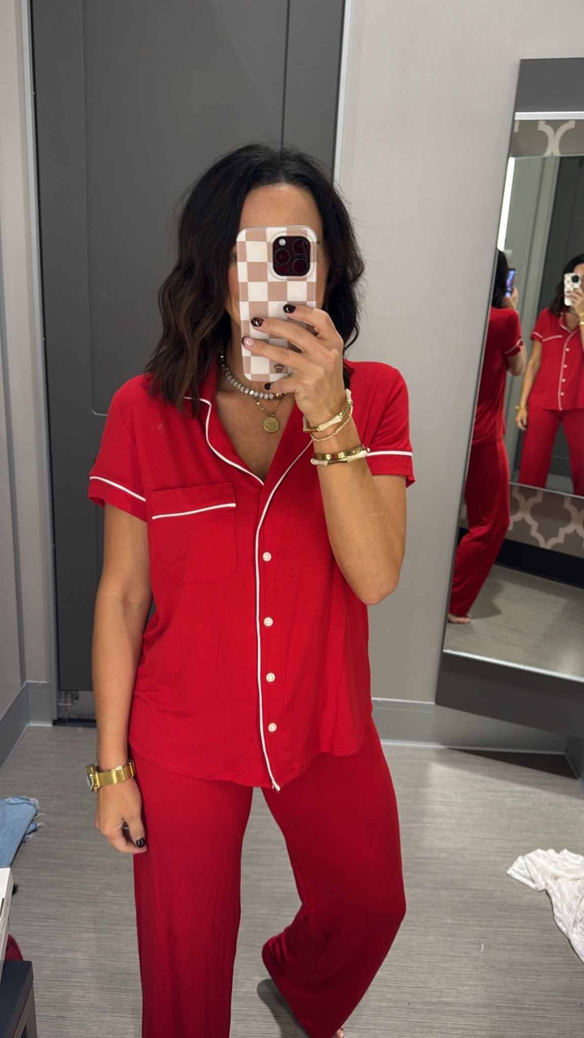 Super cute & festive pair of pajamas from Target! Y’all this set is a keeper and it also makes an amazing Christmas gift! Loungewear, pajamas, comfy style, matching pjs, Christmas cozy, Target finds, VintagePickinn

#LTKCyberWeek #LTKHoliday #LTKGiftGuide