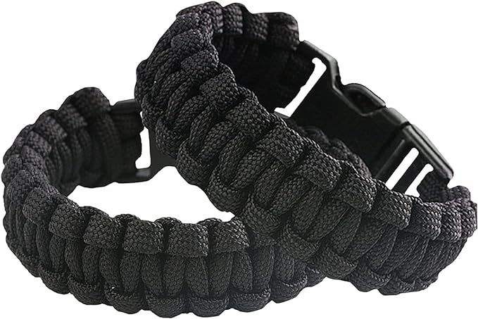 Sportmusies Paracord Bracelet for Outdoor Survival Emergency Parachute Bracelet mil-spec 350 Para... | Amazon (US)