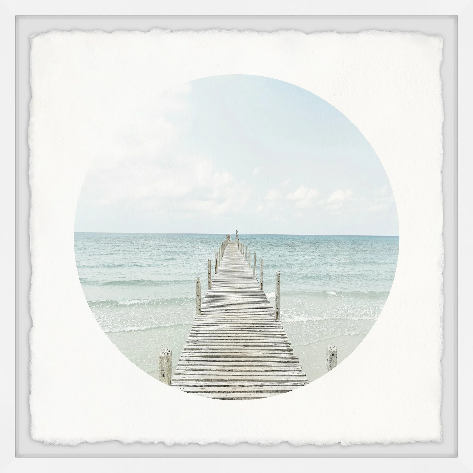 Marmont Hill Path to Sea Framed Wall Art, 32" x 32" | Walmart (US)