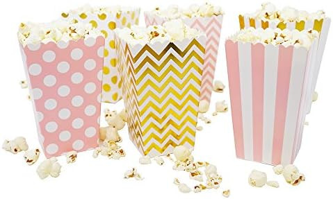 Mini Popcorn & Candy Favor Boxes for Birthday, Bridal and Baby Shower, All Parties & Events in Polka | Amazon (US)