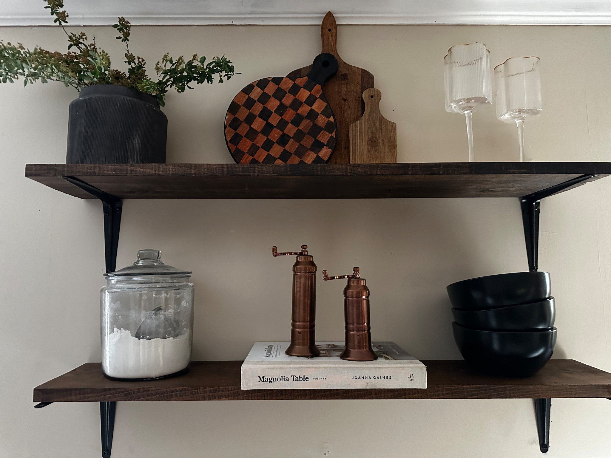 Clean spring refresh + kitchen styling + open shelving + moody + modern home rustic home decor

#LTKHome #LTKSeasonal #LTKSaleAlert