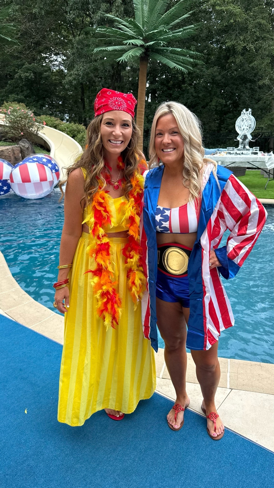 We understood the assignment… WWE summer pool party theme / Halloween costume / adult party wrestling theme

#LTKSeasonal #LTKOver40 #LTKSwim