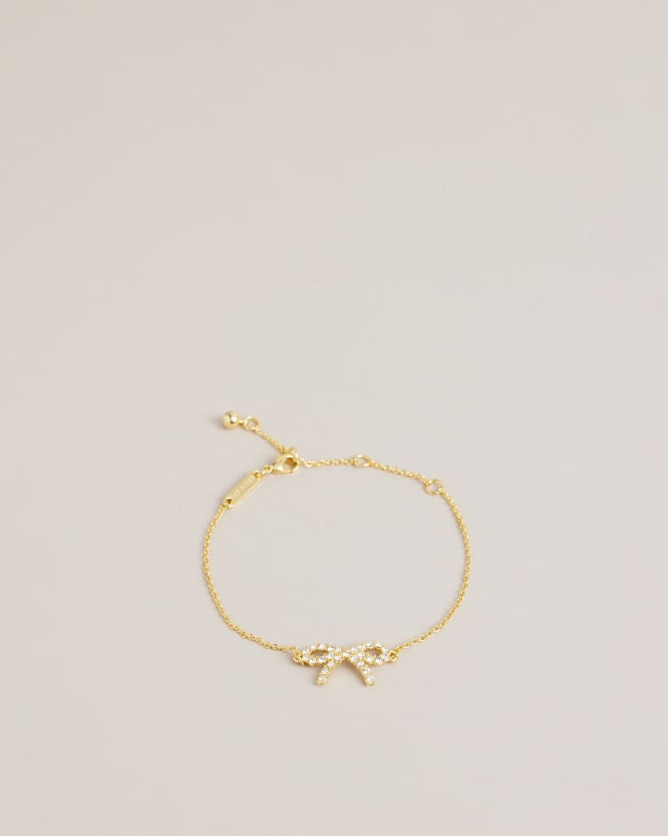 TulliatCrystal Bow Dainty Bracelet | Ted Baker (UK)
