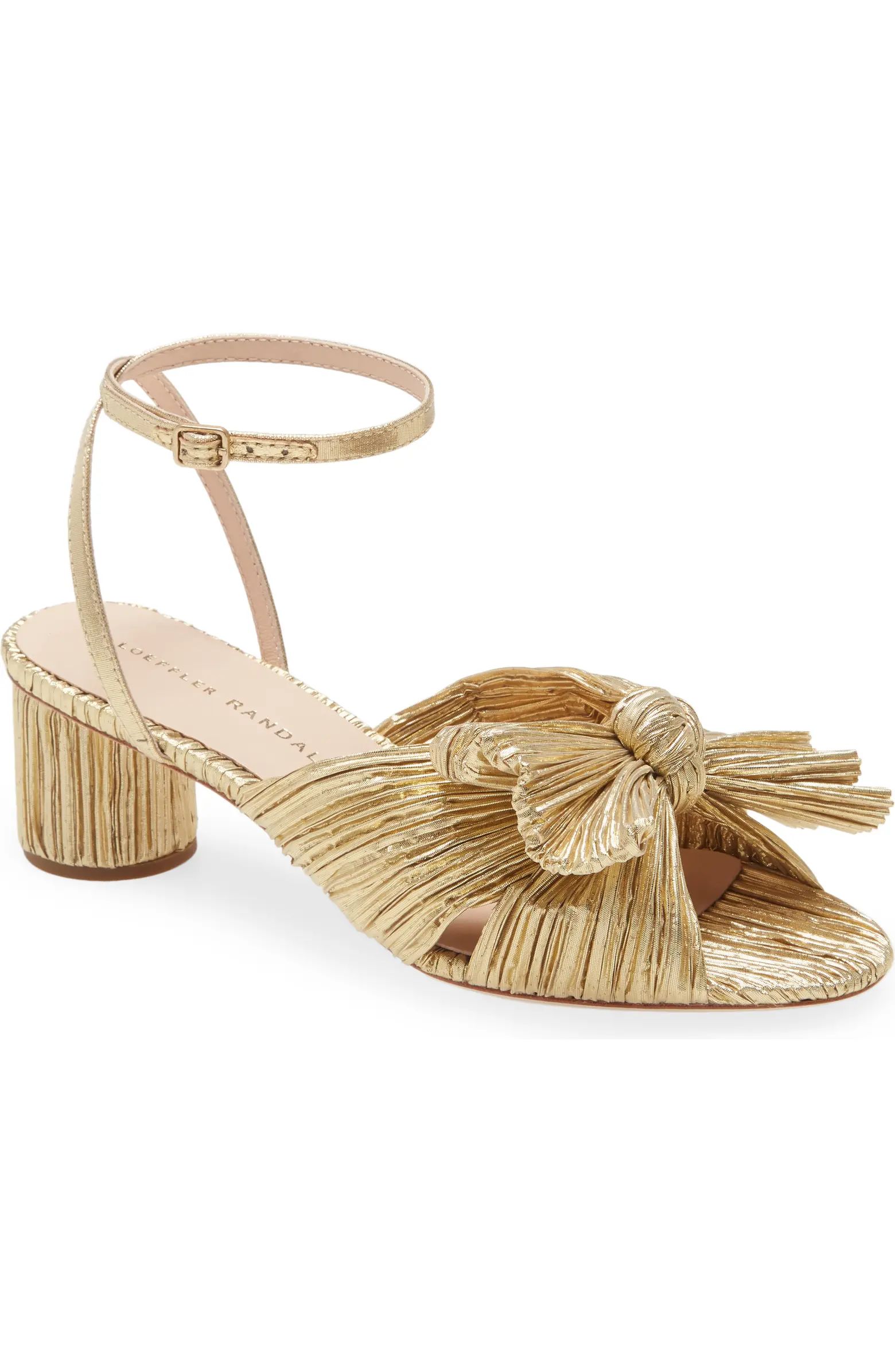 Dahlia Ankle Strap Knotted Sandal (Women) | Nordstrom