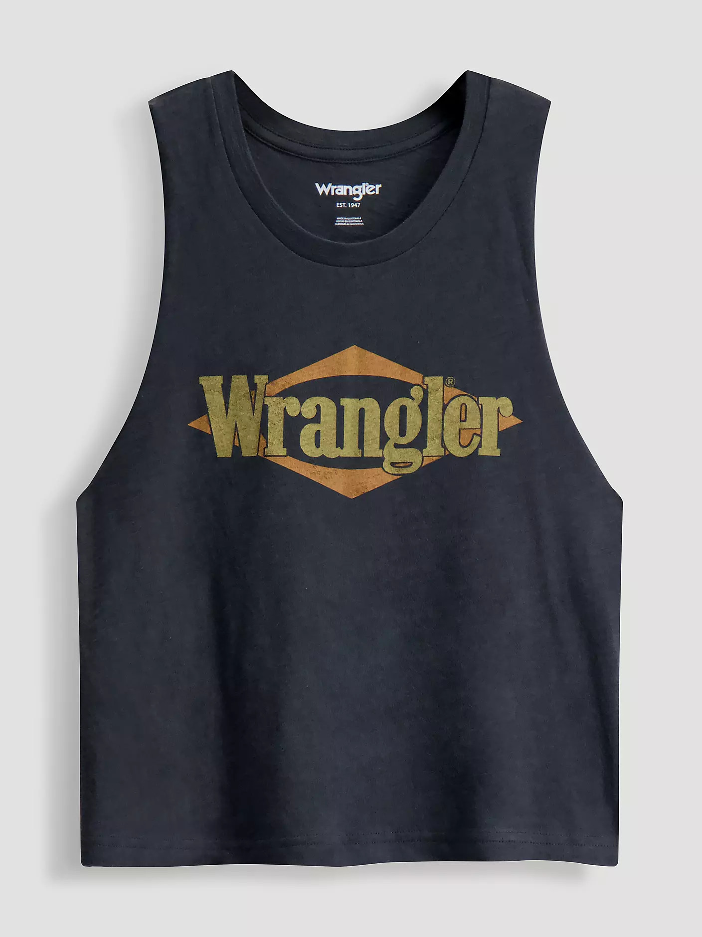 Wrangler Triangle Logo Crop Festival Tank | Wrangler
