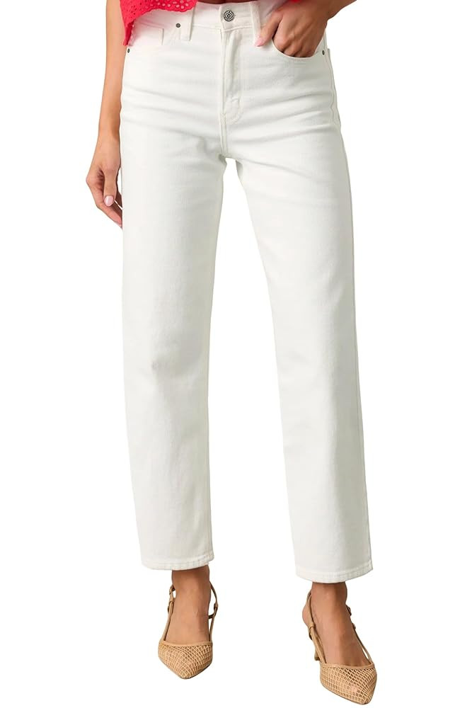 Lesore Womens High Waist Stretch Distressed Jeans Destroyed Denim Pants | Amazon (US)