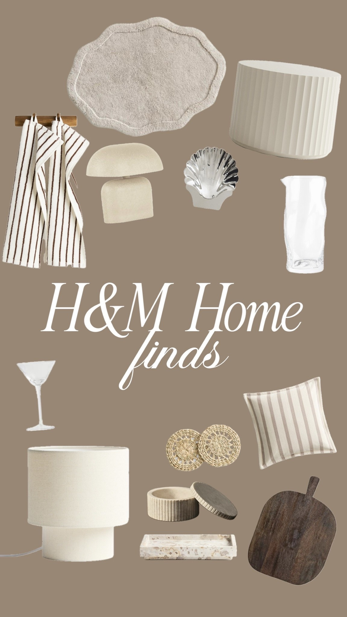 H&M Home finds 🤎