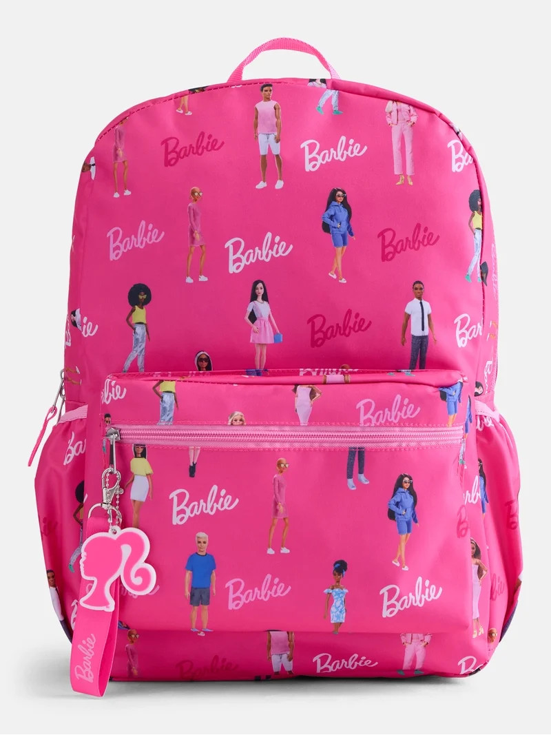 Barbie Kids' 17" Fun Day Print Laptop Backpack, Pink | Walmart (US)