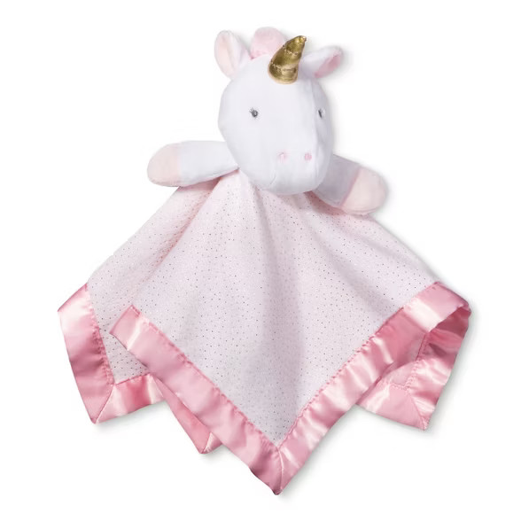 Small Security Blanket Unicorn - Cloud Island™  Light Pink | Target