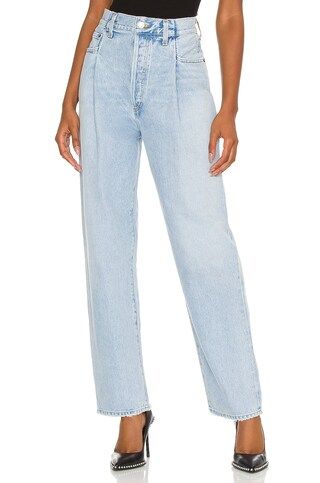AGOLDE Fold Waistband Jean in Sideline from Revolve.com | Revolve Clothing (Global)
