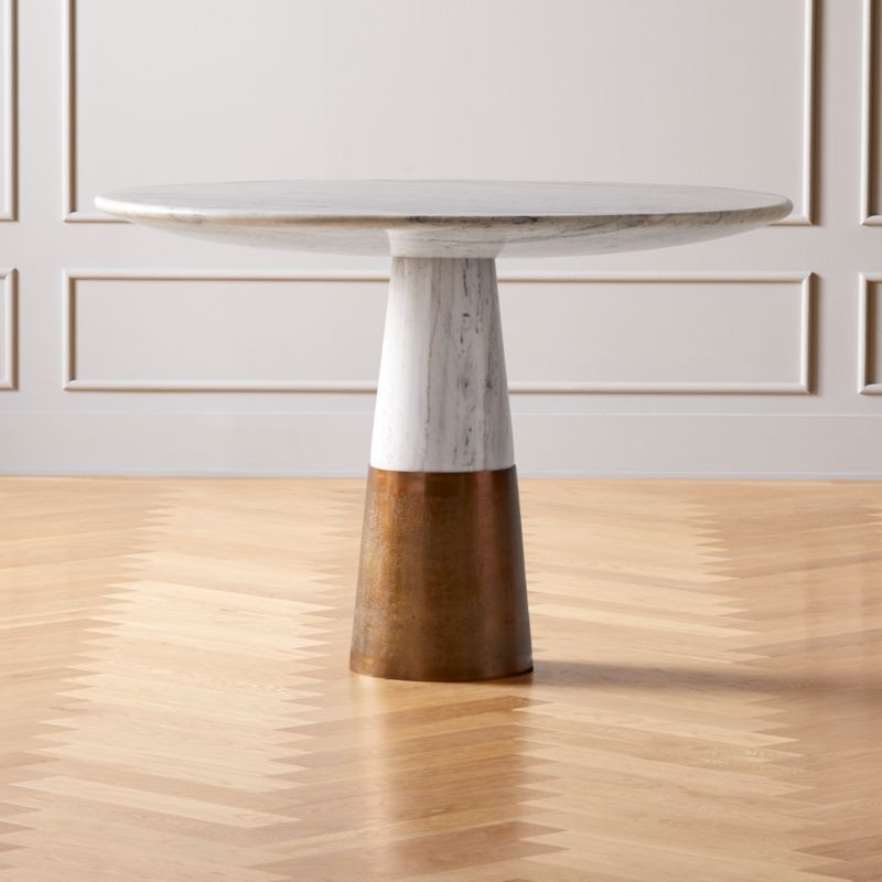 Vex Marble Table + Reviews | CB2 | CB2