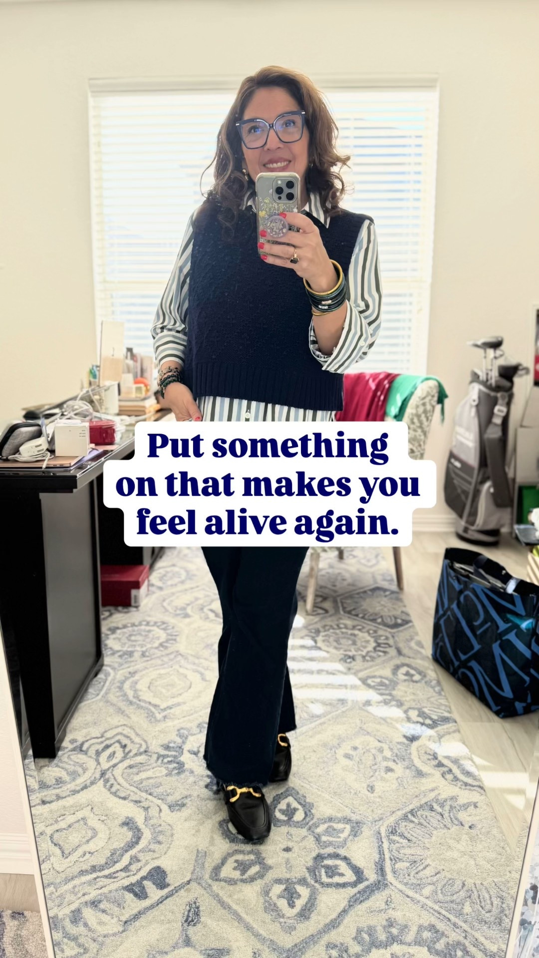 Your wardrobe has the power to shift your energy in seconds. 
✨ One intentional choice can turn a rushed morning into a more aligned, more confident version of you. 
👉🏼 You don’t need a full overhaul. 👠 Start with a bold earring, a great shoe, a scarf that makes you smile.
🌟 When your outfit supports you, you show up sharper, more present, and more capable.
📕 It’s time to build a wardrobe that makes getting dressed feel effortless, intentional, and confidence boosting. 
Check out my book, “The Style Advantage: I Say What HR Can’t”
What I wore for working from Home, Running Errands, Networking, and attending events.  


#LTKWorkwear #LTKselfcare #LTKootd