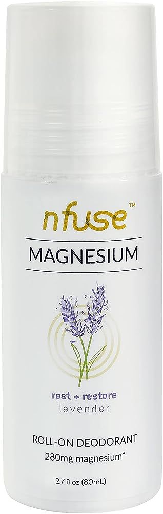 nfuse Natural Magnesium Roll-on Deodorant - Patented Magnesium Delivery Technology - Aromatherape... | Amazon (US)