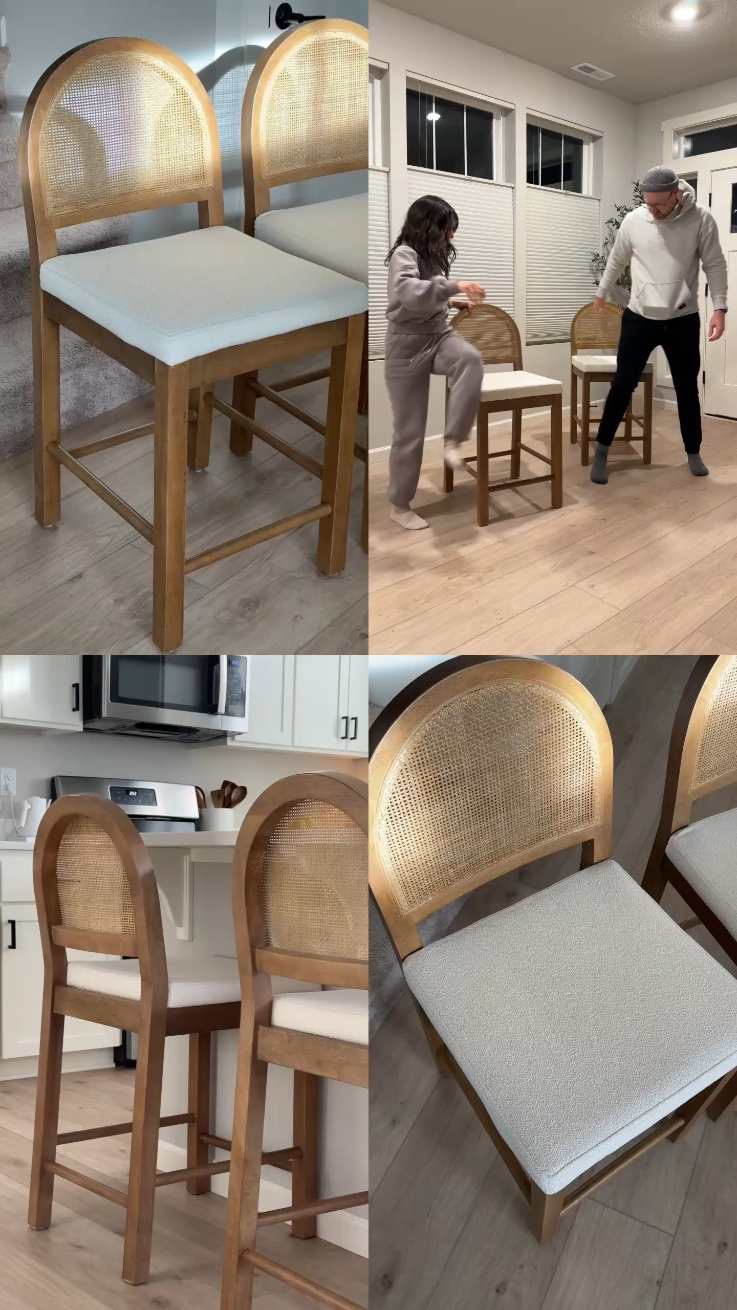 Nathan James kitchen counter height barstool 

Color: cream/light brown

#LTKHome