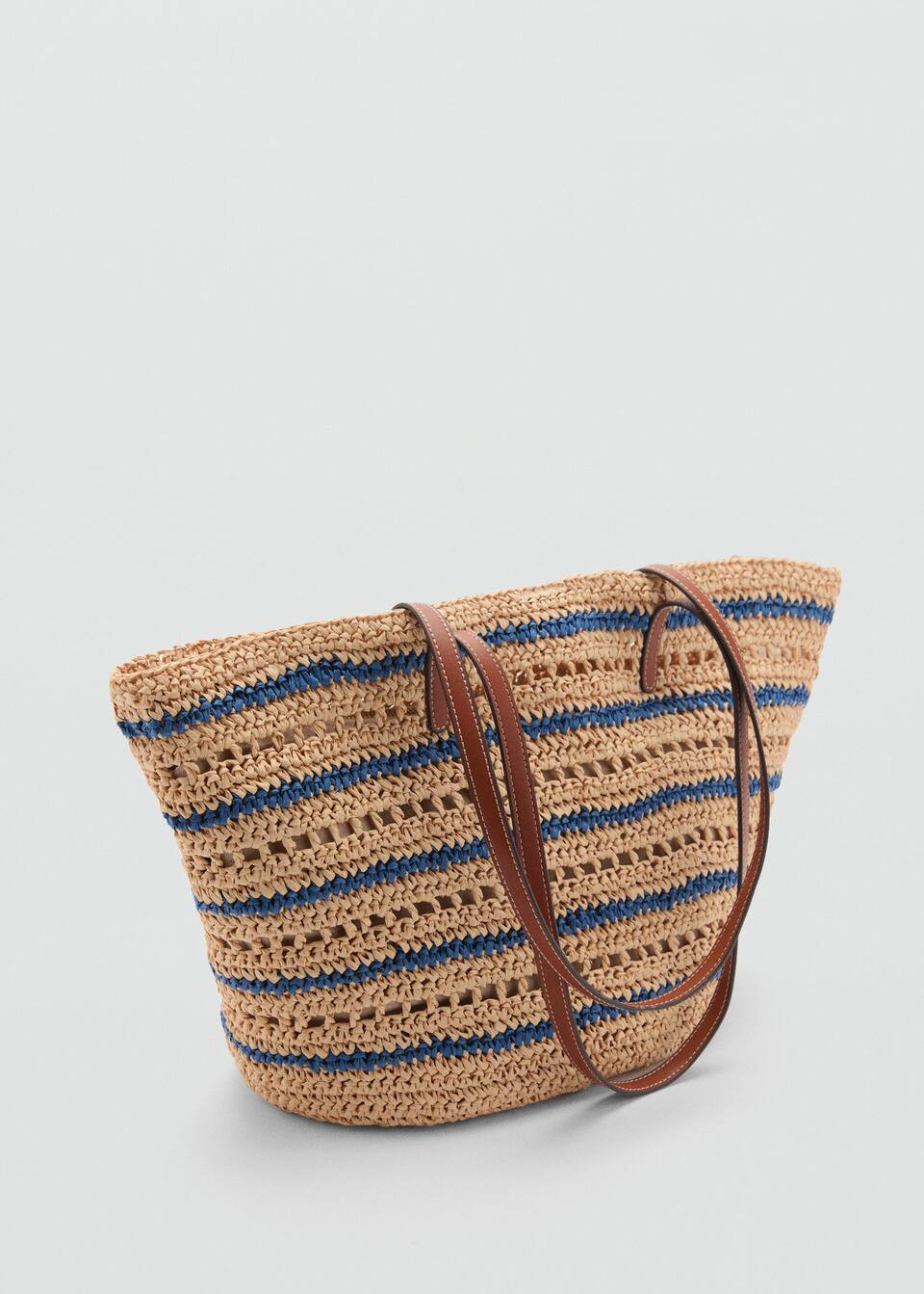 Natural fibre carrycot bag | MANGO (US)