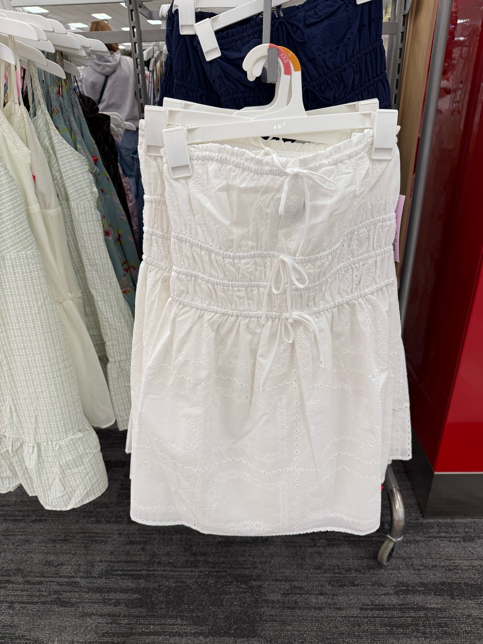 Strapless white linen dress 🤍 so good for the summer ☀️

#LTKgrwm #LTKootd #LTKSeasonal