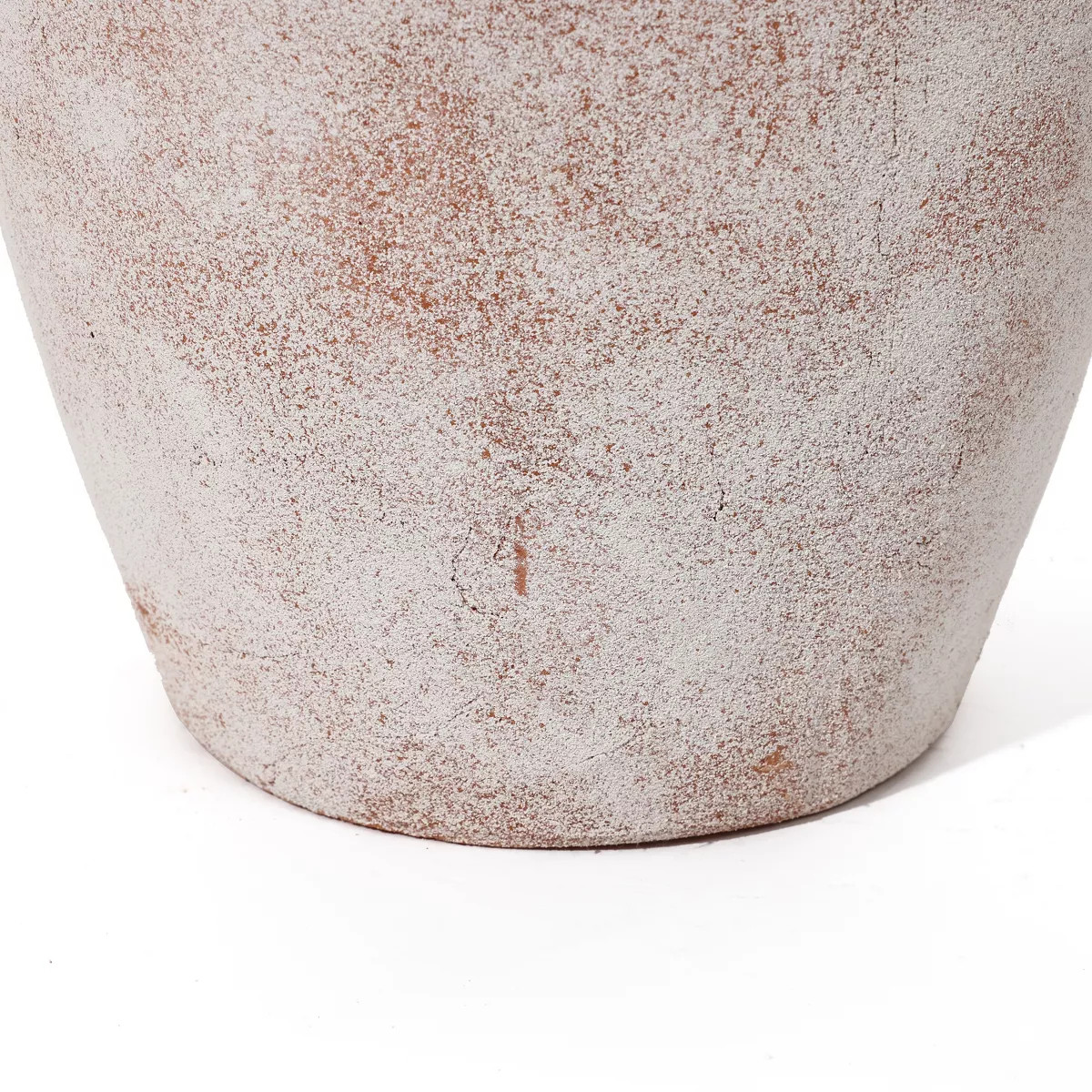 LuxenHome Marble Brown and White 12.4-Inch Tall Terracotta Vase Multicolored | Target