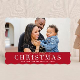 Simple Elegance Holiday Photo Cards | Minted