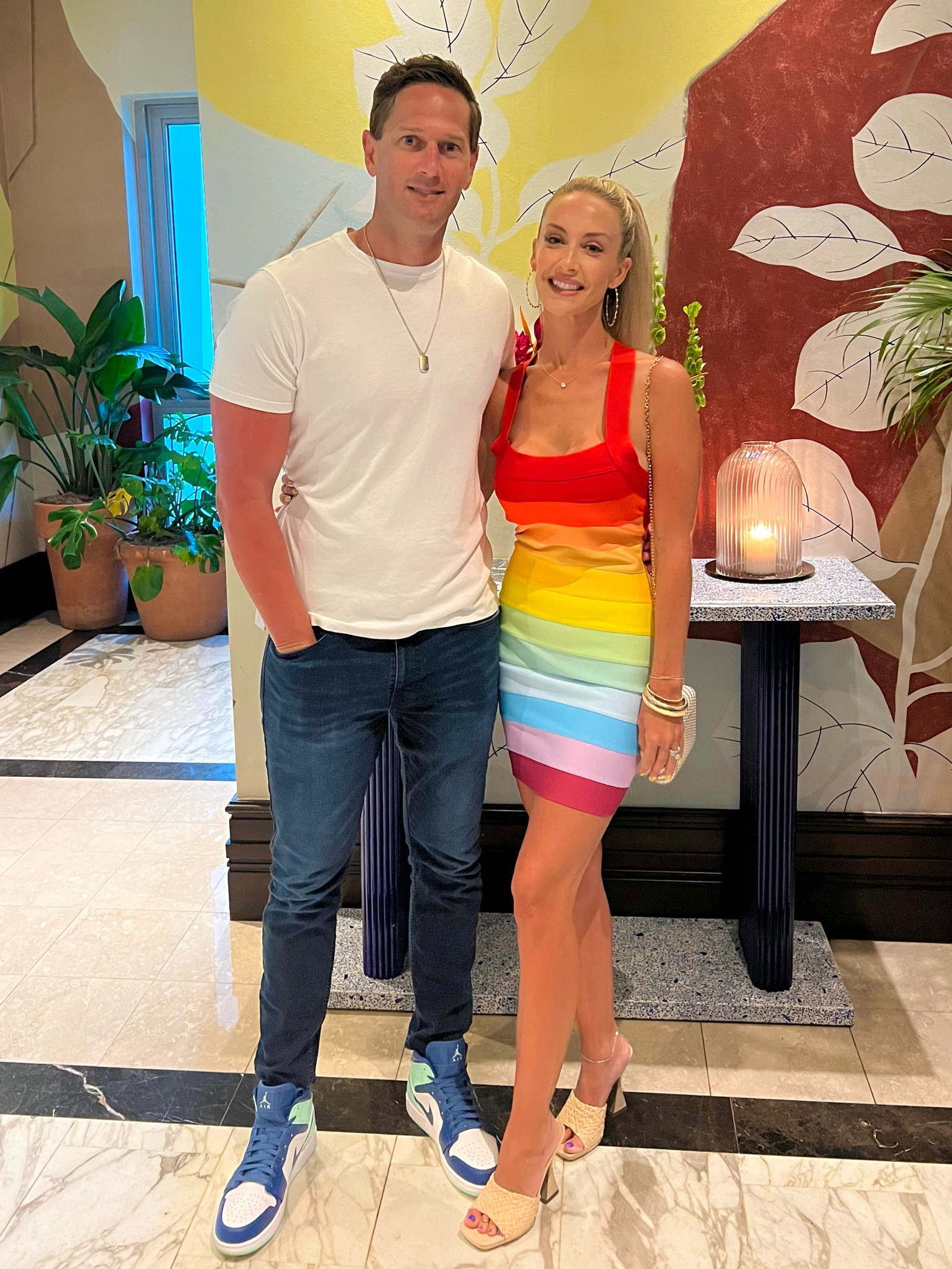 This dress is giving Rainbow Bright & I’m here for it ❤️. Wearing XS in this bandage dress  

#LTKTravel #LTKSaleAlert #LTKxNSale