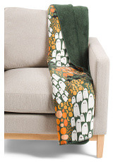 Ghost Harvest Newport Chenille Throw | Marshalls