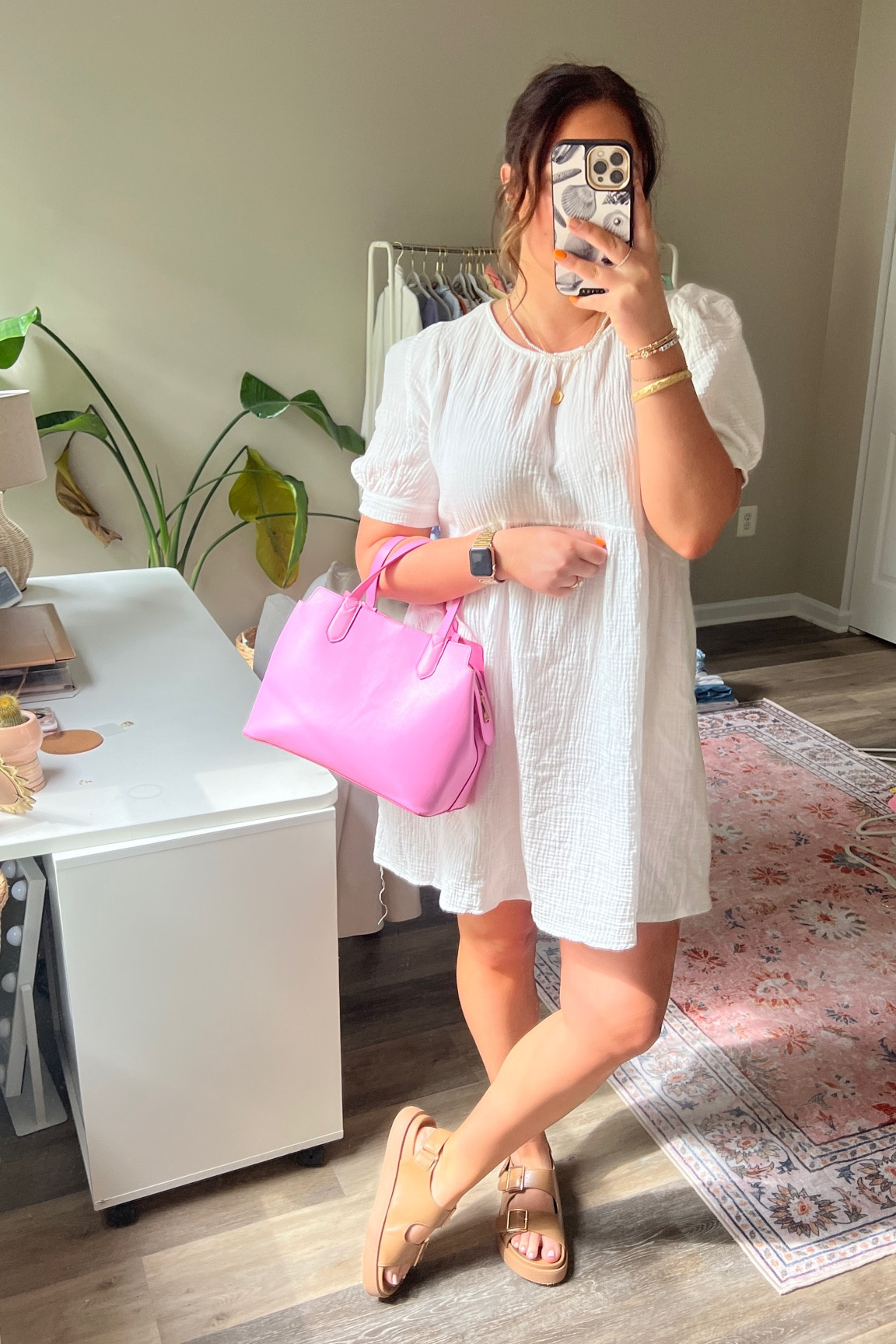 cutie lil lunch date outfit 🌸 bag is from target last year and not seeing it online anymore 

#LTKFindsUnder50 #LTKSeasonal