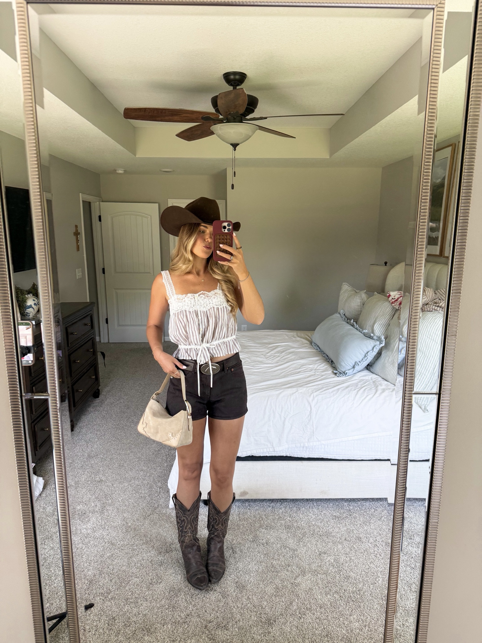 top in a small, shorts in a 26 (could size up one though) 

western fashion, country concert, cowgirl

#LTKgrwm #LTKootd #LTKTall