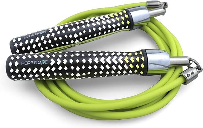 HEREROPE 1/4LB Weighted Jump Rope for Speed, Cardio, Boxing & Workout, Skipping Rope with Ball-be... | Amazon (US)