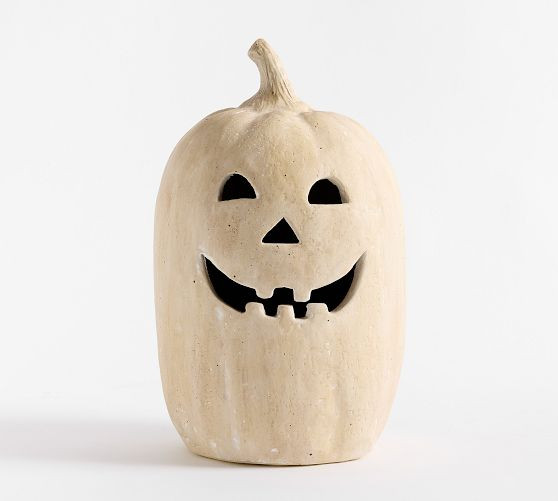 Handmade Terracotta Jack O' Lantern | Pottery Barn (US)