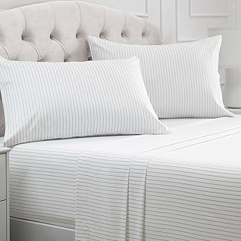 Mellanni Queen Sheets Set - 4 PC Iconic Collection Bedding - Hotel Luxury, Extra Soft, Cooling Be... | Amazon (US)
